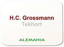 ALEMANIA H.C. Grossmann  Tekhort